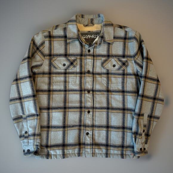 Gramicci Other - Gramicci Shirt Jacket Medium Multicolor Lined Heavy Flannel Hiking Outerwear